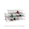 Hastings Home 16-piece Interlocking Storage Cubby, Modular Plastic Shoe Organizer Shelf and Closet Storage Bin 527669XUB - alternate 3